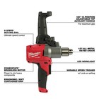 For Milwaukee 2810-20 M18 Fuel 18v 1 2-inch Variable-speed Mud Mixer