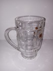 Vintage Freiburger Pilsner Beer Mug Stein Heavy Dimpled Clear Glass  5l