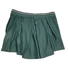 Wilson Breeze Unlined Tennis Skirt Women L Mesh Pleated Green Semi Sheer Pleated