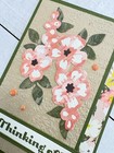 Stampin  Up  Card Kit - Brushed With Beauty - All Inclusive Card Kit Set Of 4