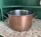 Vintage Copper Calphalon 6 Qt Stockpot 10 X 6