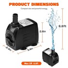 Simple Deluxe 290 Gph Submersible Water Pump With Adjustable 290g  Black 