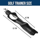 Golf Grip Trainer  Right Handed Grip Trainer Black Clip-on Golf Grip Trainer