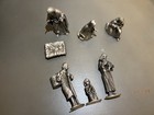 7 Pieces Hudson   Lance Pewter Nativity Set H  Wilson 1979