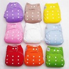 Baby Washable Cloth Diaper 1pc Adjustable Reusable Solid Diaper Cover Wholesale