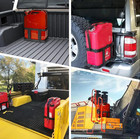 5 Gallon 20l Jerry Can Holder Rack Lockable Steel Fuel Gas Mount Bracket Nato
