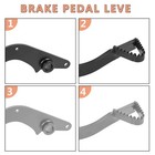 Motorcycle Brake Pedal Foot Lever Replacement For Kawasaki Klr650 Klr Sliver