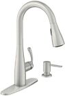 Moen 87014srs Essie Single-handle Pull-down Sprayer Kitchen Faucet In Spot Resis