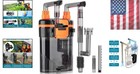 External Hang-on-back Canister Aquarium Filter quiet Fish Tank Filter With 3-   