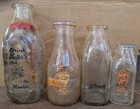 Lot Of 13 Vintage Bottles Rutter Bros Dairy Milk Soda 7up York Pa Glass 