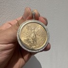 1947 Mexican Centenaro 50 Gold Pesos Coin Solid 22k Yellow Gold  Oro Centenario
