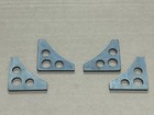  sr  Steel 3  Leg 1 4  Weld Gusset Holes Diy Metal Fabrication Cage Hot Rod Qty4