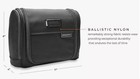 Briggs   Riley Baseline Deluxe Hangable Toiletry Kits Black
