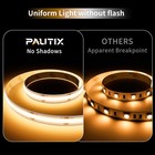 Cob Led Strip Light Ip65 Waterproof 32 8ft 10m 5040leds Warm White 2700k high   