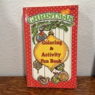 Vintage Christmas Coloring   Activity Fun Books 1987 Unused