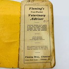 1904 Fleming Brothers Vest Pocket Veterinary Adviser For Farmers Cattle Sa7