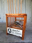 Antique Hartz Bird Food Advertising Bird Cage With The Bird