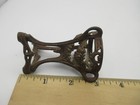3  Vintage Decorative Egg Stand Cast Iron Ornate Painted Antique Metal Excellent