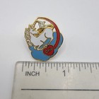 Rare Vintage Heart Cloud Unicorn Ohio Collectible Enamel Lapel Pin Gift