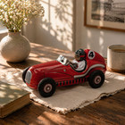 Schylling Grand Prix Racer Tin Toy Red  4 Collector Series W Box Certificate