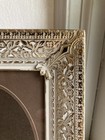 Vintage Gold Tone Filigree Floral Picture Frame 5x7 Opening Metal