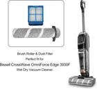 Roller Brushes Hepa Filters Replacement Kit For Bissell Crosswave Omniforce