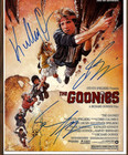 The Goonies Signed Movie Poster 11x17 With Coa - Authentic Memorabilia
