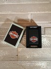 Zippo Windproof Lighter Classic Harley Davidson Logo Black Matte  218hdh252  New