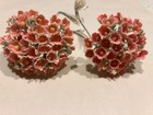 Vintage Millinery Flower Forget Me Not Sweet Pink 2 Cluster Lot Pc1