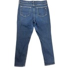 Nautica Jeans Women 14 Capri Blue Denim Stretch Mid Rise Cropped Casual Pants