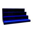 4-step Tier Led Lighted Shelves Illuminated Liquor Bar Rack Bottle Display Shelf