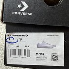 Converse Chuck Taylor All Star Shoes Mens Size 7 White Canvas Low Top Ox Casual