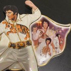 Elvis Presley Plate Plaque  Sparkling Superstar - Bradford Exchange 2008 A0512