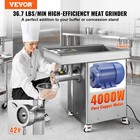 Vevor Commercial Electric Meat Grinder 36 7 Lbs min Industrial Cabinet Grinder
