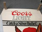  Vintage 1986 Coors Light Beer Wolf Baseball Poster 16x28 Silver Bullet Bar      