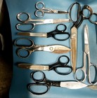 Huge Lot Of All Metal Scissors Vtg -modern Sewing Zig Zag Wiss Judson   More