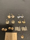 Vintage Cuff Links Lot  swanks Onyx Mother Of Pearl Black Tie Events  Wedding