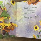 Judy Buswell Sunflowers    thinking Of You    Greeting Card By Leanin    Tree