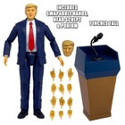 President Trump Talking Action Figure With Deluxe Articulation   Podium