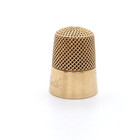 14k Gold E S Booth John Wilkes Descendant Sewing Thimble Ketcham Mcdougall No9