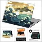 For Macbook Air Pro 13 14 15 16  Creative Waves Rubberized Hard Shell Case Cover