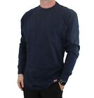 Dickies  Men s Long Sleeve T-shirt Longer Length Lightweight Crew Neck  Pocket