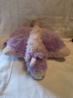 Pillow Pets Pee-wees Purple White Unicorn Plush Stuffed Animal Toy 2010 Vintage