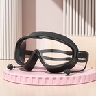 Swim Goggles Adult With Nose Cover  Anti-fog Clear Diving Mask Wide View Soft Us