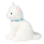 Douglas Toys Mini White Cat Plush Stuffed Animal Toy  6 