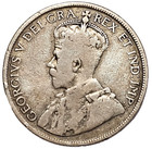 Canada Newfoundland 1911 Silver Fifty Cents George V Vg Details Free Shipping