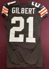 Justin Gilbert Cleveland Browns Nfl Game Used Jersey Worn 10 12 14 Vs Steelers