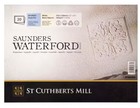 New St  Cuthberts Mill Saunders Waterford Watercolor Paper Block - 12x9 Inch
