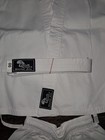 Karate Gi Martial Arts Uniform - Kids Size 00 With Belt   Foam Nunchucks