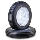 2 Wanda Trailer Tire Assembly 4 80-12 6-ply White Spoke Rim 5 Lug On 4 5 